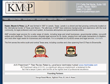 Tablet Screenshot of kmpattorneys.com